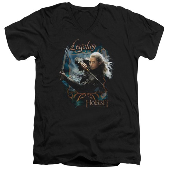 Hobbit - Knives - Slim Fit V Neck Shirt - X-Large