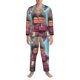 thumbnail image 3 of Fotbe Elephant Sits Pijama de Hombre con Estampado de Manga Larga, Conjunto de 2 Piezas, Ropa de Dormir Suave y Cómoda con Bolsillos-X-Large, 3 of 7
