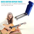 thumbnail image 1 of Accesorios para guitarra Juego de limas de puente de tuerca de guitarra 13 limas redondas con ranura de cuerdas de bajo de limas planas FLhrweasw Nuevo, 1 of 6