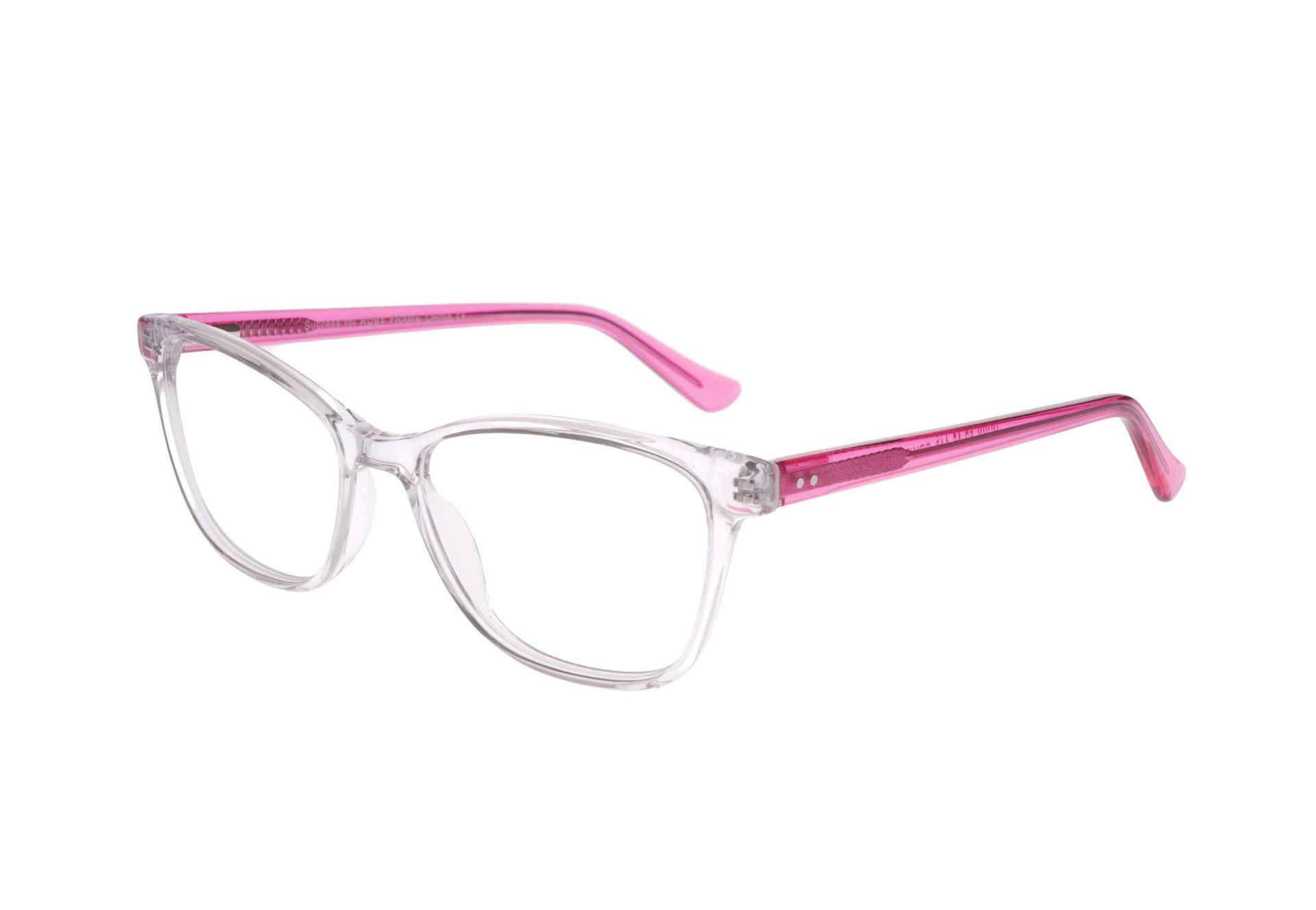 NEW SUCCESS SS-139 Clear Crystal with Flowers Eyeglasses 51 