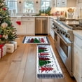 thumbnail image 5 of Hometravel Christmas Kitchen Rugs Set, Non-Slip Floor Mats with Holiday Design, Festive Kitchen Decor Mat Pair for Entryway, Home Decor, Seasonal Display, 5 of 6