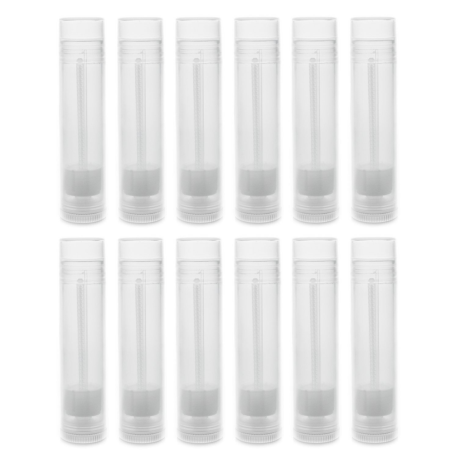 Clear Empty 3/16 Oz (5.5ml) Plastic Container Twist Tubes for Homemade ...