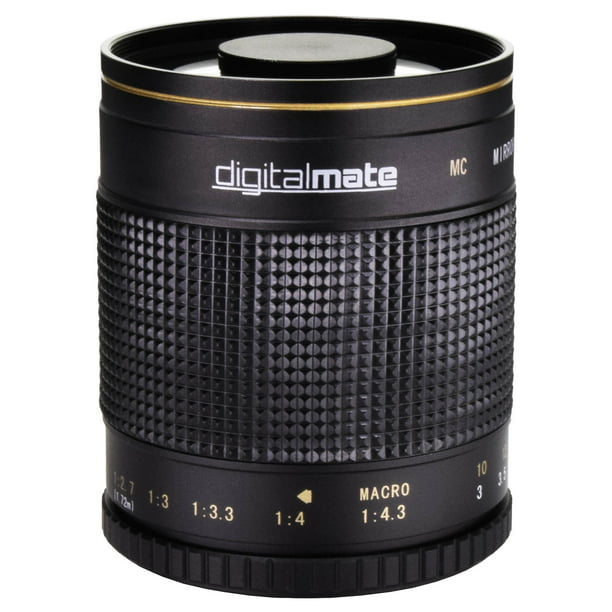 Manuscript Uitstekend matras Digitalmate 500mm f/8 HD Mirror Telephoto Zoom Lens for Nikon 1 J5, J4, J3,  J2, S2, S1, V3, V2, V1 and AW1 Digital Mirrorless Cameras - Walmart.com