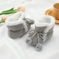 thumbnail image 4 of ASFGIMUJ Boys Shoes Size 3 Months-6 Months Warm Soft Booties Snow Soft Comfortable Boots Warming Fashion Boys Sneakers, 4 of 4