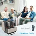 thumbnail image 4 of 2 in 1 Foot Massager Machine & Ottoman Rest, Shiatsu Foot Calf Massager with Heat, App Control, 4 of 9