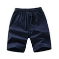 thumbnail image 5 of CALAFEBILA Women Athletic Shorts Solid Independence Day Summer Half Shorts Pants, 5 of 8