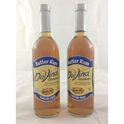 Da Vinci Sugar Free Syrup, Butter Rum, 750 mL (Glass)