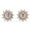 Rose Gold, variant on Starburst Diamond Jacket Earrings 18K White Gold over 925 Sterling Silver | Everyday Jewelry for Women, Birthday Gift for Her