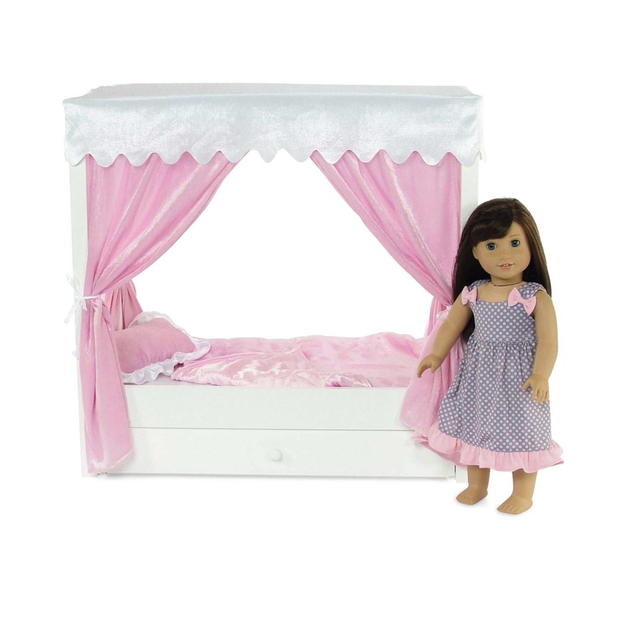 american girl doll canopy bed
