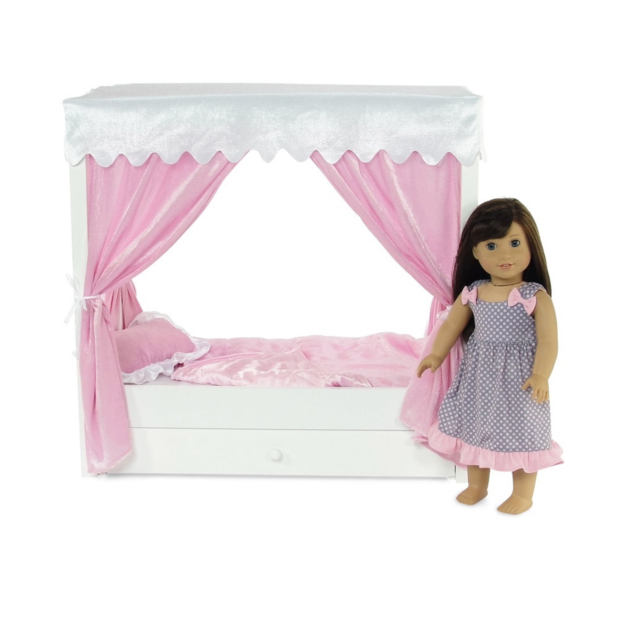 doll canopy bed