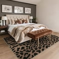 thumbnail image 3 of KUETH 5x7 Panthera Area Rugs Machine Washable Rugs for Living Room, Non Slip Flat Pile Rug with Rubber Backing, Modern Rug for Entryway Bedroom Dining Room Home Office, 3 of 9