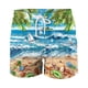 thumbnail image 5 of Kakii Men's Swim Trunks Hawaiian Bathing Mesh Lining Suit Swimsuits Beach Shorts with Pockets, 5 of 6