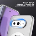 thumbnail image 4 of KOMI Magnetic Case Compatible for Google Pixel 9A Case Wireless Charging,[Compatible with MagSafe] Translucent Matte PC Thin Cover for Google Pixel 9A Phone Cases Clear 2025 White, 4 of 5