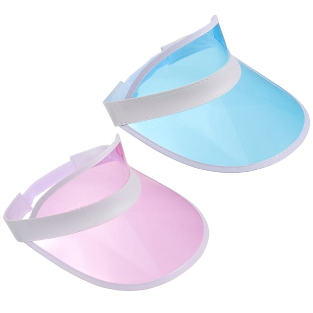 2 piezas decorativas de sombrero al aire libre con sombrero ancho de borde decorativo sombrero plastci para mujeres con sombrero de sol de borde ancho