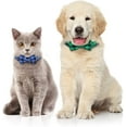 thumbnail image 6 of Plaid Bow Tie Dog Collar Unique Lock Buckle Soft Comfortable, Adjustable Comfy Bowtie for Small Medium Large Dogs Cats Pets Cute Bowtie Detachable, 6 of 6