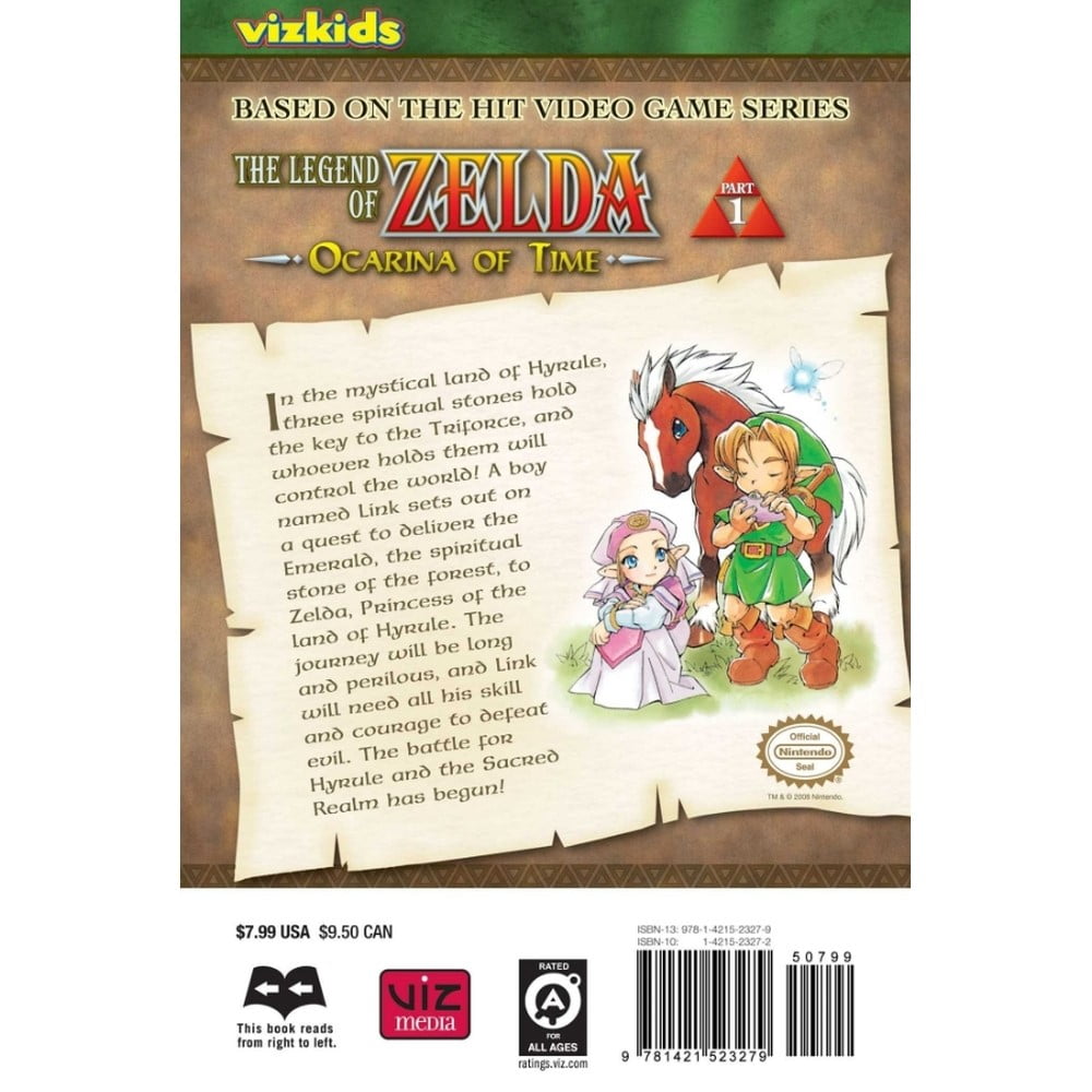 The Legend of Zelda Ocarina of Time English manga Vol 1 by Akira Himekawa