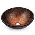 thumbnail image 3 of KRAUS Copper Illusion Glass Vessel Sink in Brown with Pop-Up Drain and Mounting Ring in Oil Rubbed Bronze, 3 of 6