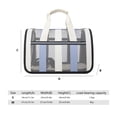 thumbnail image 3 of Bolso de viaje para gatos al aire libre Bolsa de salida para mascotas transpirable Suministros para mascotas (Azul claro M) Ehuebsd Libre de BPA, 3 of 3
