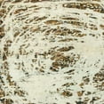 thumbnail image 1 of Ahgly Company Indoor Square Abstract Pale Gold Abstract Area Rugs, 5' Square, 1 of 6
