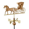 26" Luxury Polished Copper Country Doctor Horse & Carriage Weathervane
