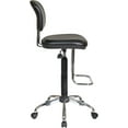 thumbnail image 5 of Office Star Pneumatic Drafting Chair with Casters and Chrome Teardrop Footrest, Vinyl Stool and Back, 5 of 6