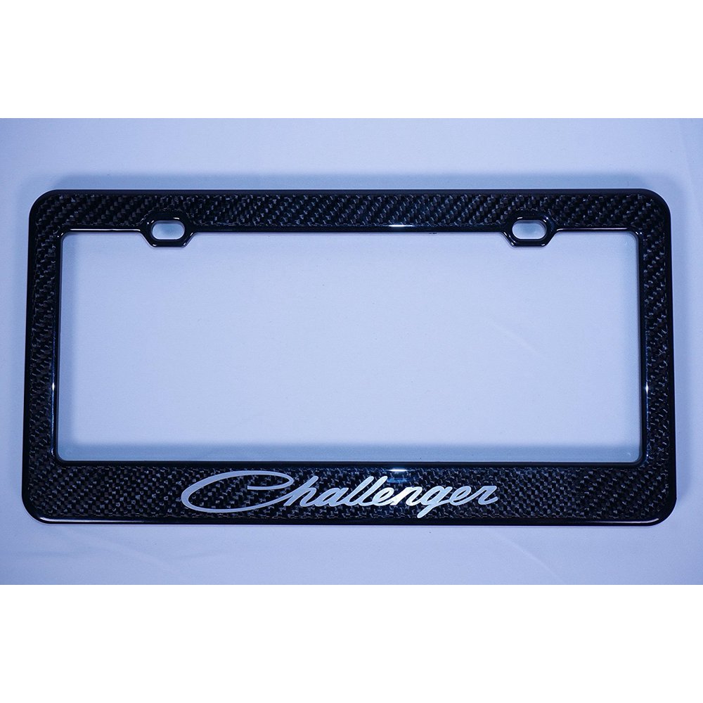 Dodge Challenger Carbon Fiber License Plate Frame, By PRC