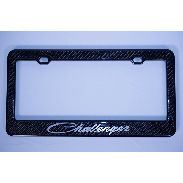 Dodge Challenger Carbon Fiber License Plate Frame, By PRC