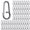 21mm, variant on 100Pcs High Strength Fishing Split Rings Fishing Lures Connector Heavy Duty Lures Rings Oval Shape Split Rings Enduring