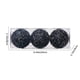 thumbnail image 3 of Juego de 3 adornos navideños | Decoraciones navideñas creativas | Bolas colgantes para árbol con lazos | Adornos de plástico rojo, blanco y negro | Caja de regalo navideña, 3 of 5