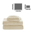 thumbnail image 3 of Qholemyo Queen Sheet Set Cozy Velvet Flannel Bed Sheets Warm Anti Static Non Pilling Fleece Set, 3 of 6