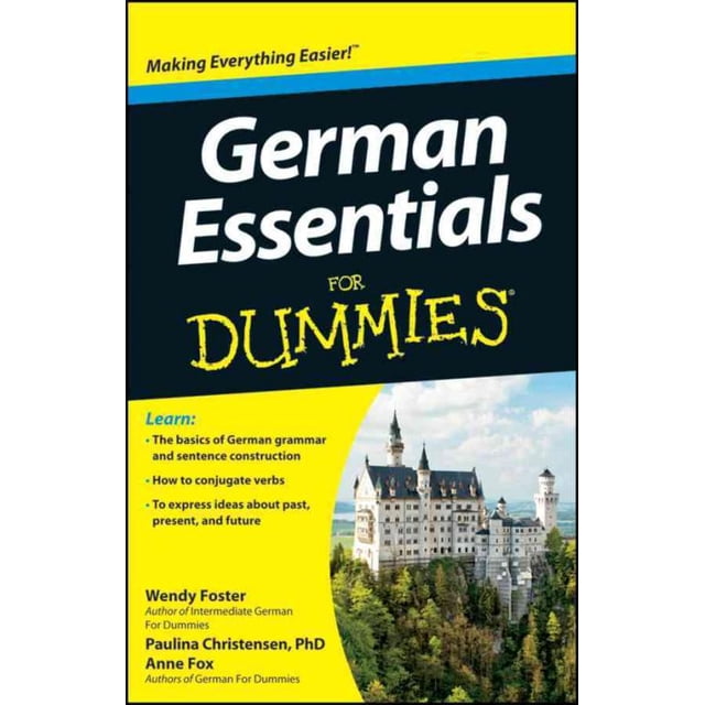 German Essentials for Dummies, Anne Fox, Wendy Foster, et al. Paperback