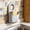Gray, variant on Kitchen Sink Organizer Hanging Bag - Faucet Storage Basket for Sponge, Brush, Soap, Dishcloth - Waterproof Mesh Drying Sink Caddy for Cleaning Supplies - Countertop Saver for Home Kitchen Bathroom