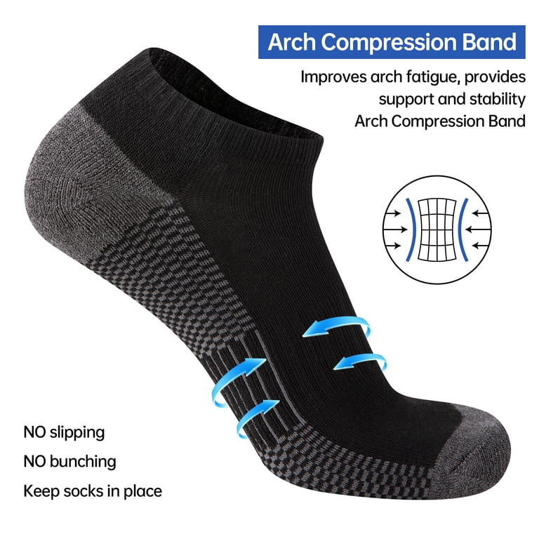 Cooplus Men's Athletic Ankle Socks 10-Pack photo 8