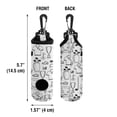 thumbnail image 3 of WIRESTER Neoprene Golf Ball Bag Golf Tees Holder Carrying Storage Case Pouch with Swivel Waist Belt Clip - Golf Sports Doodle Style, 3 of 7