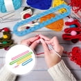 thumbnail image 1 of OULII Plastic Scarf Loom Weaving Loom for Families Assorted Color Time-saving Craft Projects 1 Set, 1 of 8