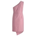 thumbnail image 3 of Pntutb Dresses for Women Casual Solid One Shoulder Sleeveless Bandage Sexy Irregular Dress, 3 of 6