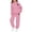 Pink, variant on Girls Boys 2 Piece Tracksuit Athletic Sweatsuits Sets Heart Printed Hooded Sweatshirt Jogger Pants Outfits Kids Teen Clothes