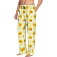 thumbnail image 6 of Salouo Ducky Cartoon Print Pajama Pants for Men, Lounge Pants Elastic Waistband Casual Men's sleepwear Loungewear Sleep Pajama Pant -Large, 6 of 7