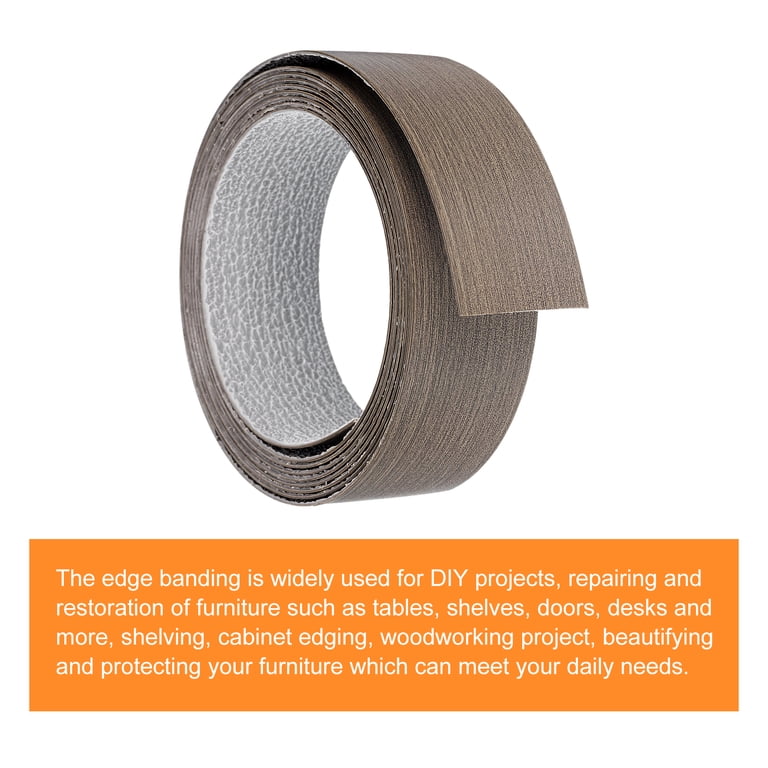 Preglued Oak Wood Veneer Edge Banding - 3/4" X 25 Ft Roll For DIY Furniture & Cabinet Repair