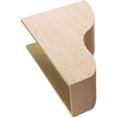 thumbnail image 6 of 11"W x 22"D x 33"H Classic Greensboro Rough Cedar Woodgrain TimberThane Corbel, Primed Tan, 6 of 6