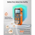 thumbnail image 2 of Detector de gas TOPTES Guard-101 para gases H2S, CO, LEL y O2, 2 of 7