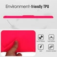 thumbnail image 4 of ELEHOLD Case for iPad 5th/6th Generation with Kickstand,Shockproof Slim Foldable Kickstand TPU Hard PC Protective Case Cover with Cleaning Cloth & Stylus, Rose, 4 of 8