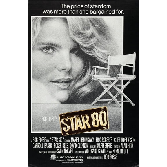 Star 80 Movie Poster 24x36 24x36 Unframed, Age: Adults, Rectangle AB Posters