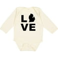 thumbnail image 3 of Inktastic Love Michigan Boys or Girls Long Sleeve Baby Bodysuit, 3 of 5