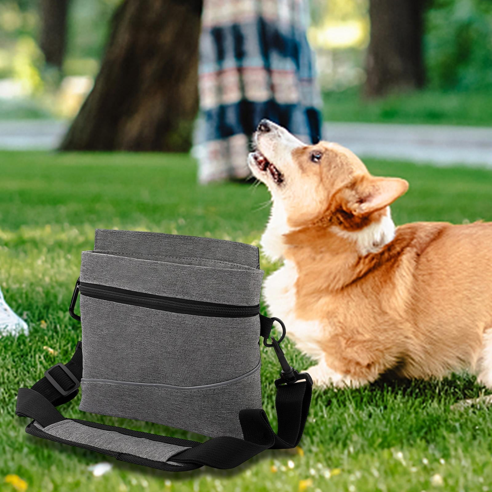 Fzaqwen Adjustable Belt Pet Training Pouch Snack Waist Belt Bags Storage Pouch for Food