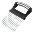 thumbnail image 4 of Soporte para rebanador de cebolla, tenedor de cebolla, ayudante para rebanar alimentos, utensilios de cocina auxiliares para rebanar alimentos, 4 of 7