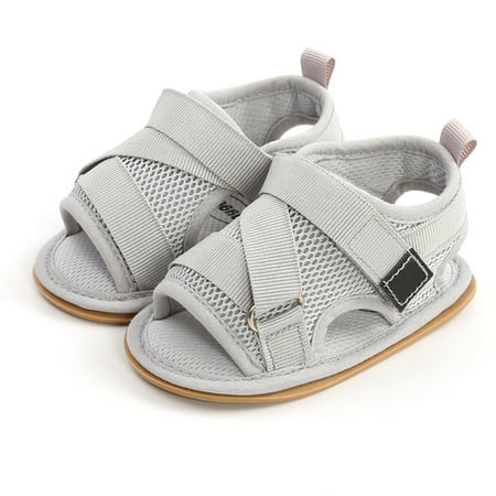 

QUSENLON Baby Sandals Summer Infants First Walker Shoes Toddlers Non-slip Walking Shoe