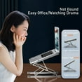 Sarapandan Portable Laptop Stand for Desk, Lightweight Aluminum Double