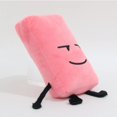 thumbnail image 3 of Juguete de peluche, lindo dibujo animado Mini Bfdi Felpa Flor frondosa Lágrima de fuego Pequeño peluche suave Muñeco de peluche Regalo para niños (goma), 3 of 5