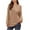 Womens Clothing Khaki, variant on Womens Waffle Knit Tops 2025 Oversized Long Sleeve Crewneck Shirts Business Casual Blouses Basic Shirts with Pockets